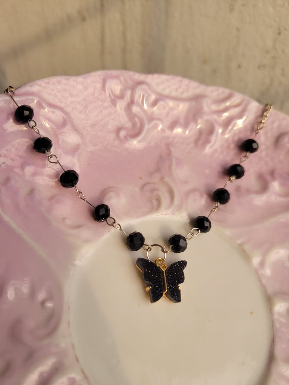 Handmade Butterfly Pendant Necklace