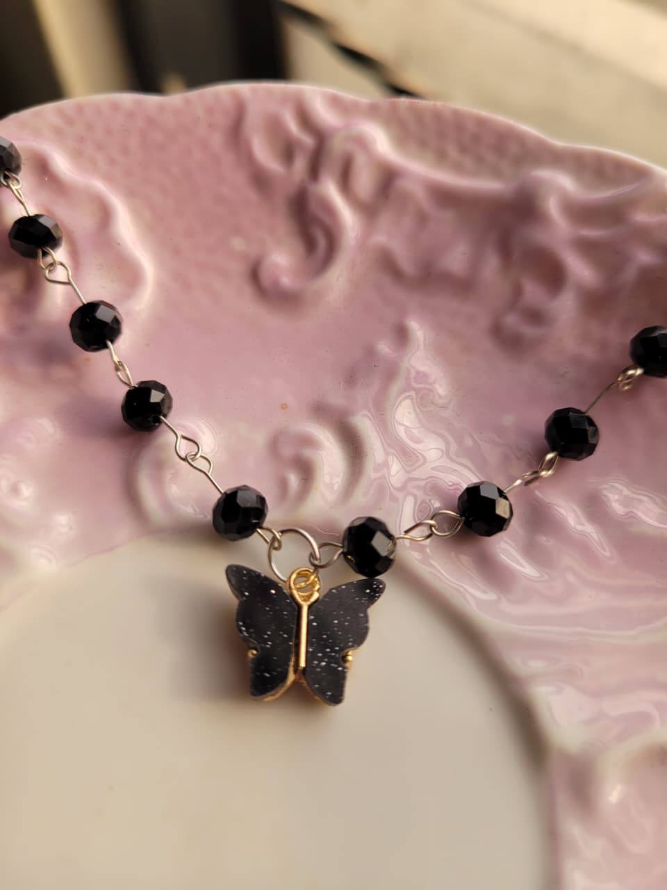 Handmade Butterfly Pendant Necklace